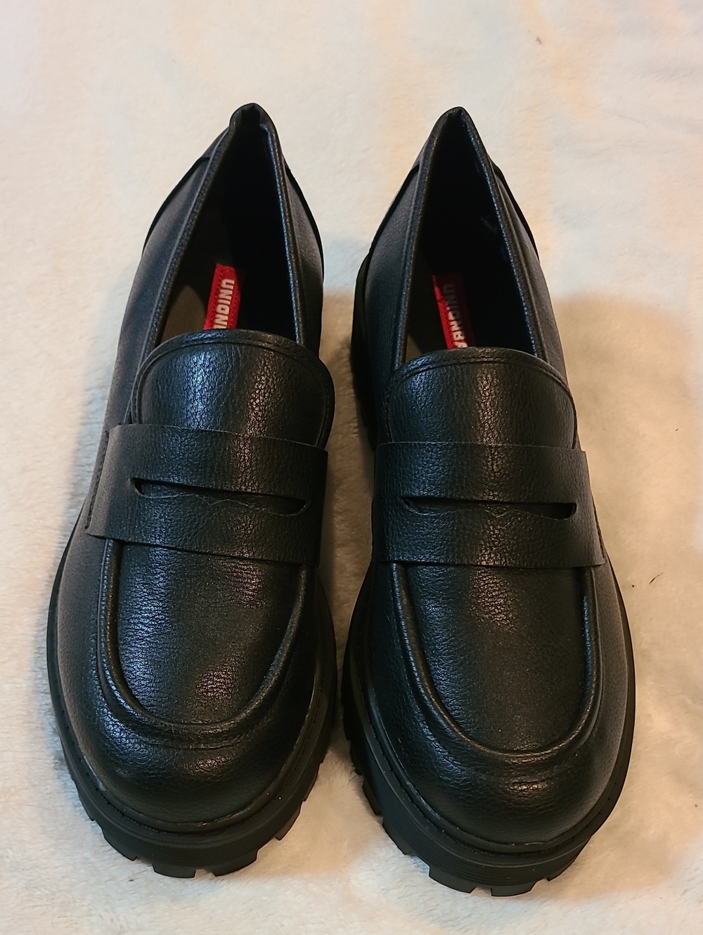 UNIONBAY Womens Lug Sole Penny Loafers